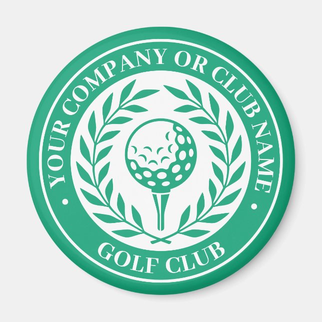 Classic Golf Personalisiert Name Green Magnet (Vorne)
