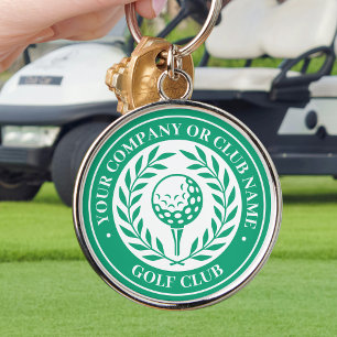 Classic Golf Personalisiert Name Green Schlüsselanhänger