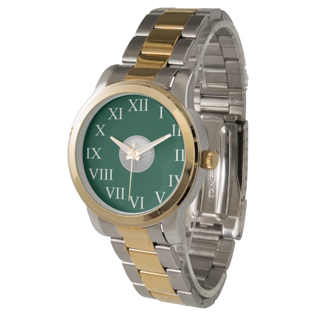 Classic Golf Watch Gift Armbanduhr (Schrägansicht)