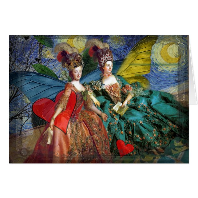 Classic Gothic Gemini Whimsical Butterfly Weibchen (Vorderseite (Horizontal))