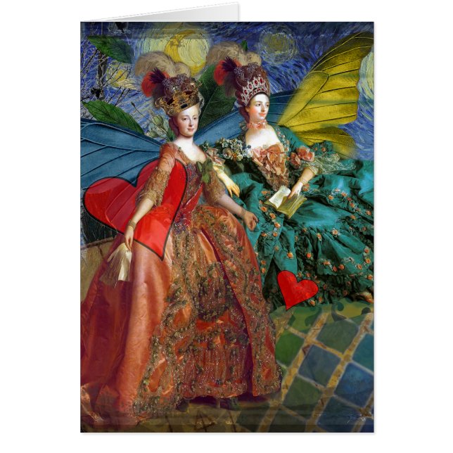 Classic Gothic Gemini Whimsical Butterfly Weibchen (Vorne)