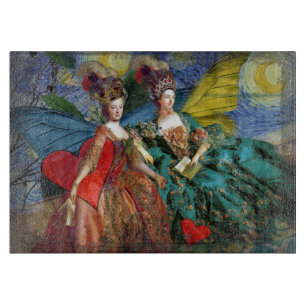 Classic Gothic Gemini Whimsical Butterfly Weibchen Schneidebrett