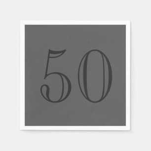 Classic Gray Personalisiert Napkin Serviette