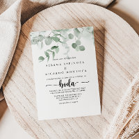 Classic Green Eucalyptus Foliage Spanish Wedding