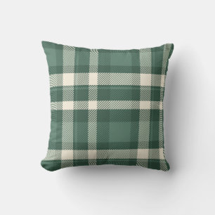 Classic Green Kariert Kissen
