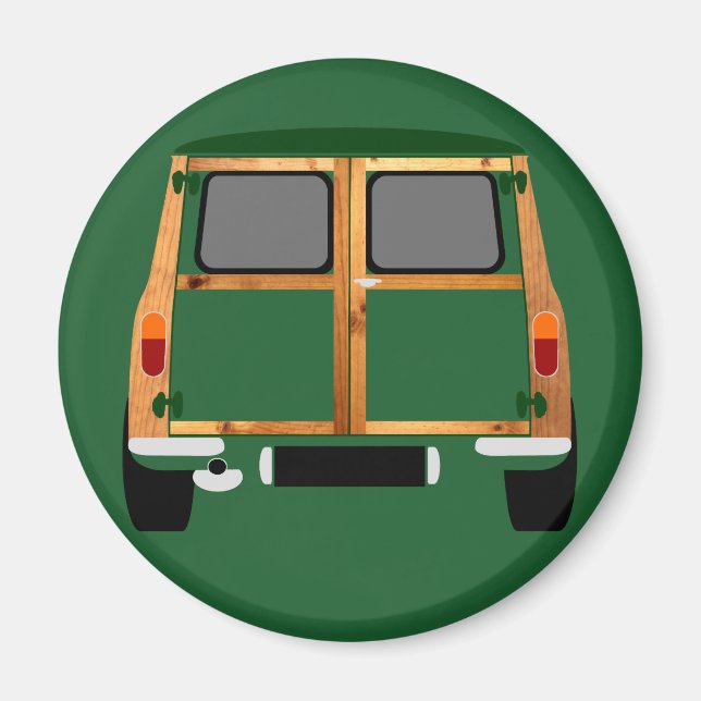 Classic Green Mini Countryman Magnet (Vorne)