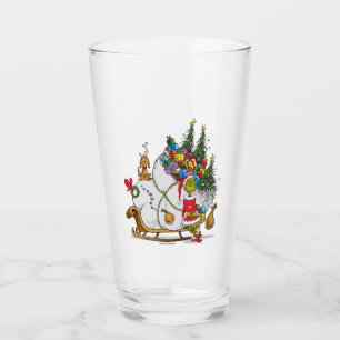 Classic Grinch   Grinch & Max mit Sleigh Glas