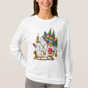 Classic Grinch Grinch & Max mit Sleigh T-Shirt