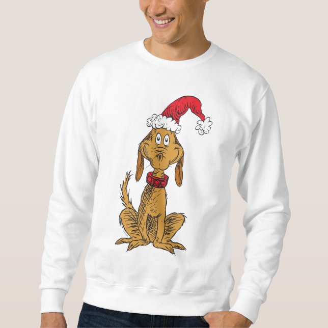 Classic Grinch | Max. Weihnachtsmannmütze Sweatshirt (Vorderseite)