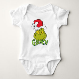 Classic Grinch Naughty oder Nice Baby Strampler