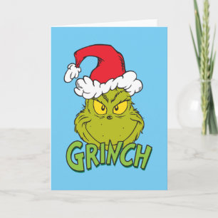Classic Grinch Naughty oder Nice Feiertagskarte
