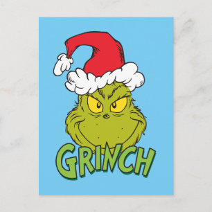 Classic Grinch Naughty oder Nice Feiertagspostkarte