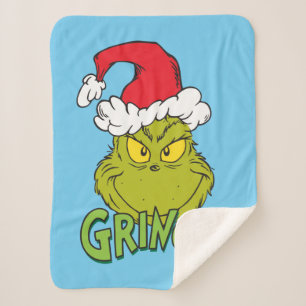 Classic Grinch   Naughty oder Nice Sherpadecke