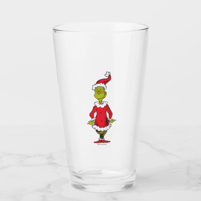 Classic Grinch | Santa Claus Glas (Vorderseite)