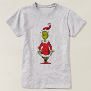 Classic Grinch Santa Claus T-Shirt