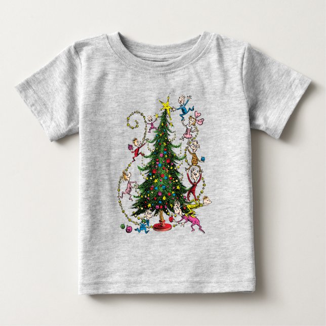 Classic Grinch | Weihnachtsbaum Baby T-shirt (Vorderseite)
