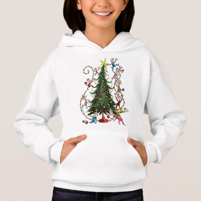 Classic Grinch | Weihnachtsbaum Hoodie (Vorderseite)