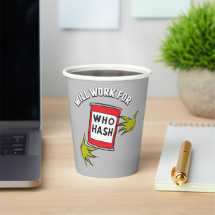 Classic Grinch Wird funktionieren für wen Hash-Z Pappbecher