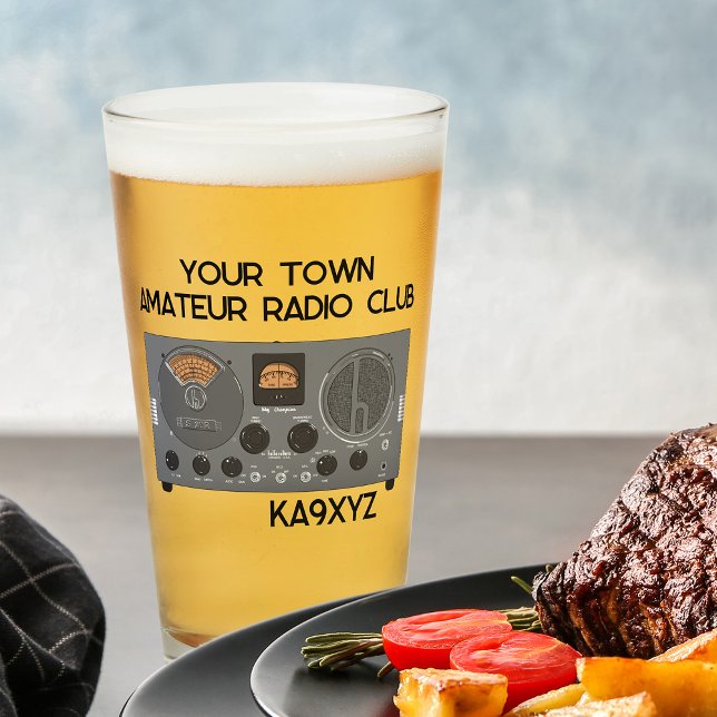 Classic Hallicrafters S 20R Radio Receiver Glas (Von Creator hochgeladen)