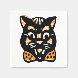 Classic Halloween Cat Serviette