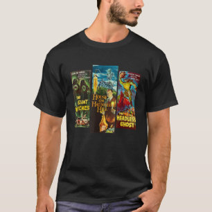 Classic Halloween Monster Poster Horror Movie T-Shirt
