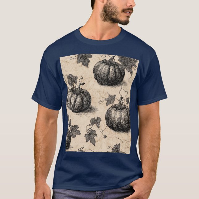Classic Halloween Pumpkins T-Shirt (Vorderseite)