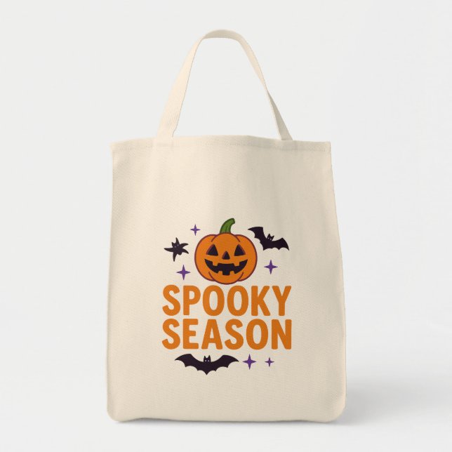 Classic Halloween Tote Bag Öko-freundlich Tragetasche (Vorne)