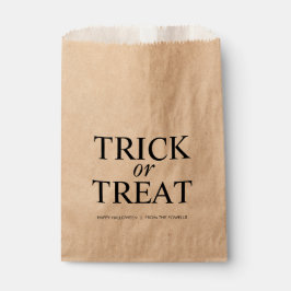 CLASSIC HALLOWEEN TRICK ODER BEHANDLUNG GEGENSTÄND GESCHENKTÜTCHEN
