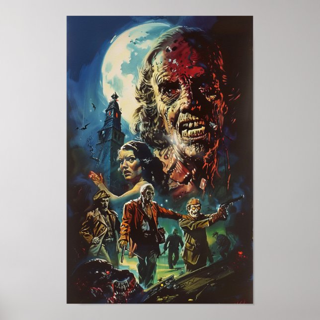 Classic Hammer Horror Films Movie Poster (Vorne)