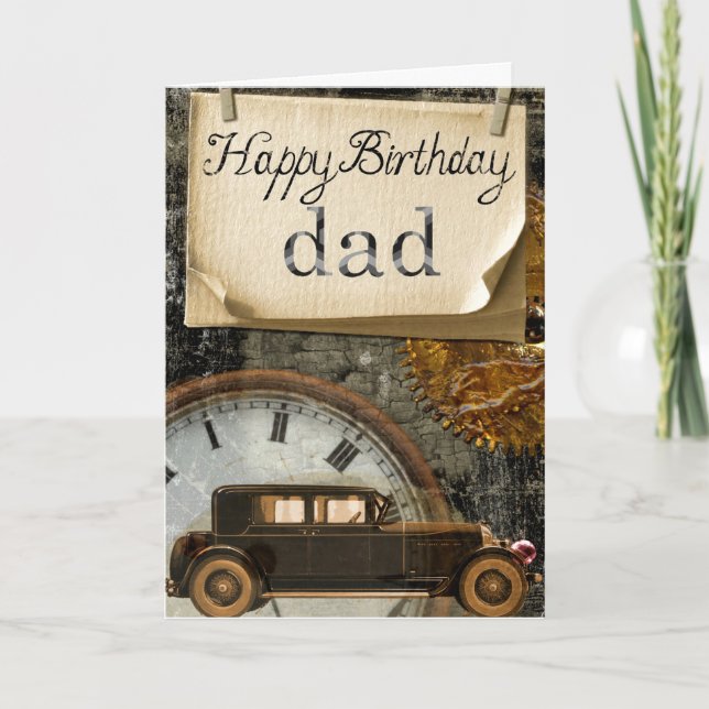 Classic Hero Vater Birthday Karte (Vorderseite)
