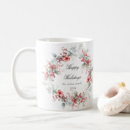Classic Holiday Berries Ein Foto Kaffeetasse