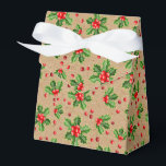 Classic Holiday Green Holly Red Berries Geschenkschachtel<br><div class="desc">Moderne Weihnachtszeit Holly Beries und Blätter Muster auf einem rustikalen Imitat braunes Kraftpapier Hintergrund. Erhältlich bei Produkten wie Verpackungen und Papiertaschentuch,  Rücksendeadressen-Aufkleber,  Geschenktafeln,  Taschen und Greifkästen,  Aufklebern und Bändern.</div>