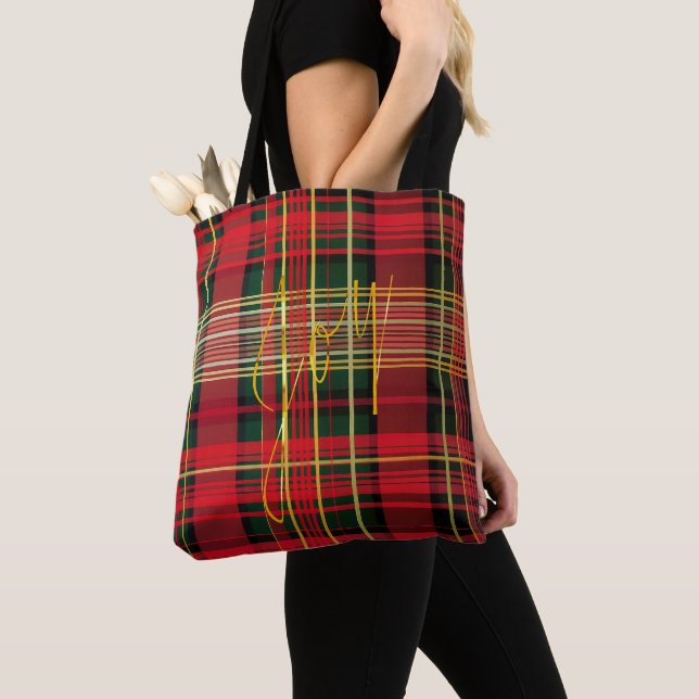 Classic Holiday Red and Green Kariert Tartan 'Joy' (Von Nahem)