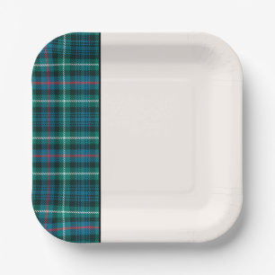 Classic Holiday Tartan Kariert Festivals Zwei Tone Pappteller