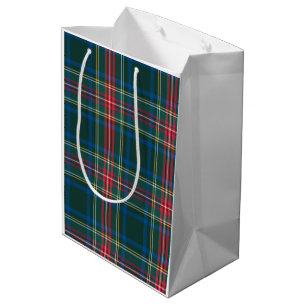 Classic Holiday Tartan Kariert Preppy Christmas Mittlere Geschenktüte