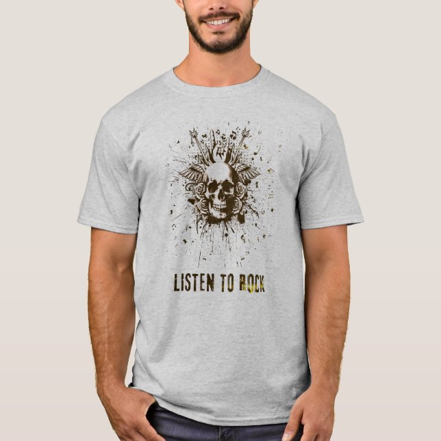Classic Hören auf Rock T-Shirt (Vorderseite)