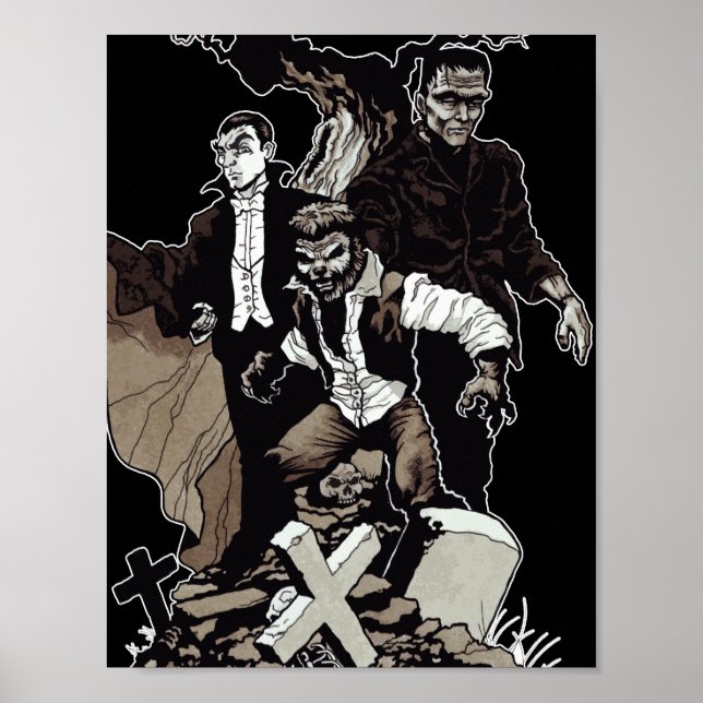 Classic Horror Trio! Poster (Vorne)