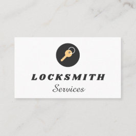 Classic House Key-Logo für den Wohnraum Locksmith  Visitenkarte