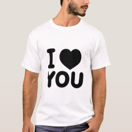 Classic "I Love You" Heart T-Shirt
