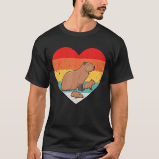Classic Ironic Rodent Capybara Witty Animal Lifet T-Shirt