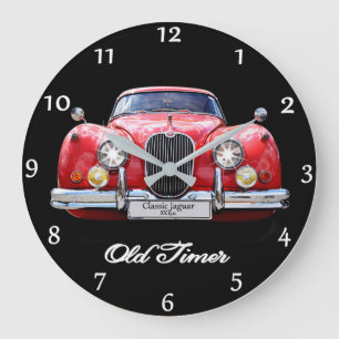 Classic Jaguar XK150 Wall Clock Große Wanduhr