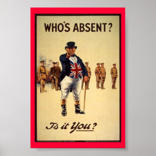 Classic John Bull Recruiting Poster