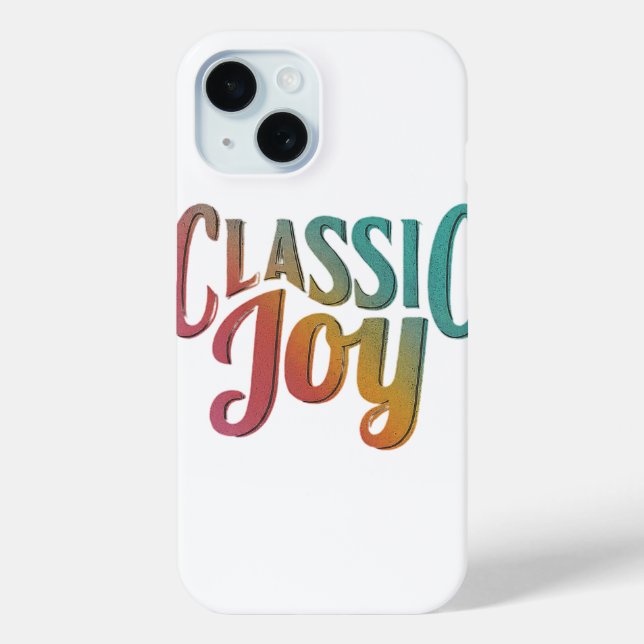 Classic Joy Case-Mate iPhone Hülle (Rückseite)