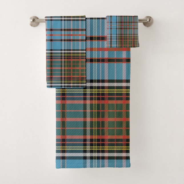 Classic Kariert Elegant Anderson Tartan Badhandtuch Set (Insitu)