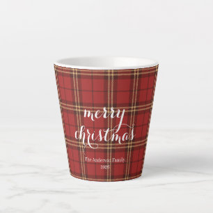 Classic Kariert Merry Christmas Festival - Milchtasse