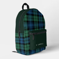 Classic Kariert Personalisiert Campbell Tartan