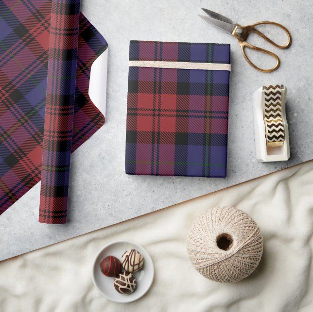 Classic Kariert Rustic Holiday Tartan Geschenkpapier (Kunsthandwerk)
