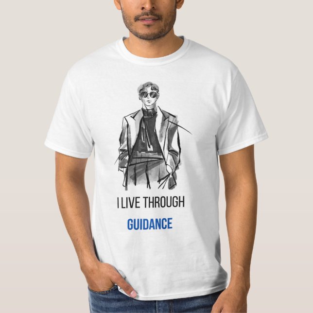 CLASSIC KOMFORTABEL GENTLEMAN T - SHIRT MIT QUOTE (Vorderseite)