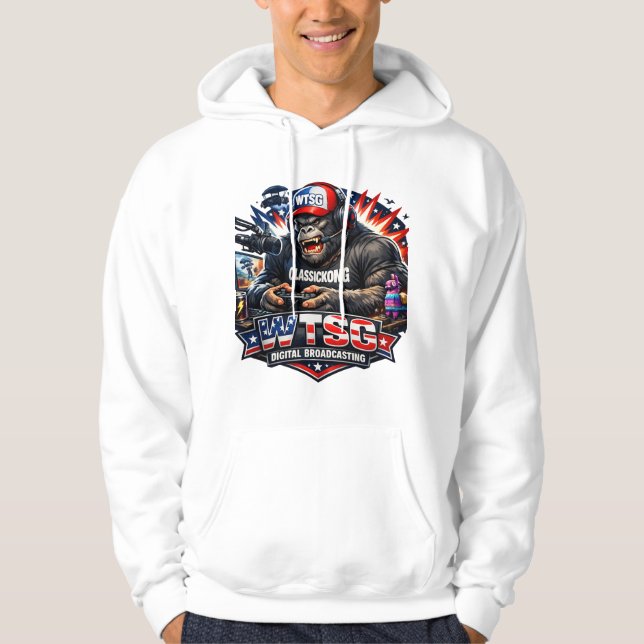 Classic Kong WTSG Digital Broadcasting Hoodie (Vorderseite)