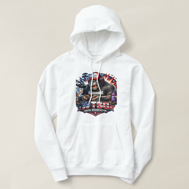 Classic Kong WTSG Digital Broadcasting Kapuzenpull Hoodie (Design vorne)